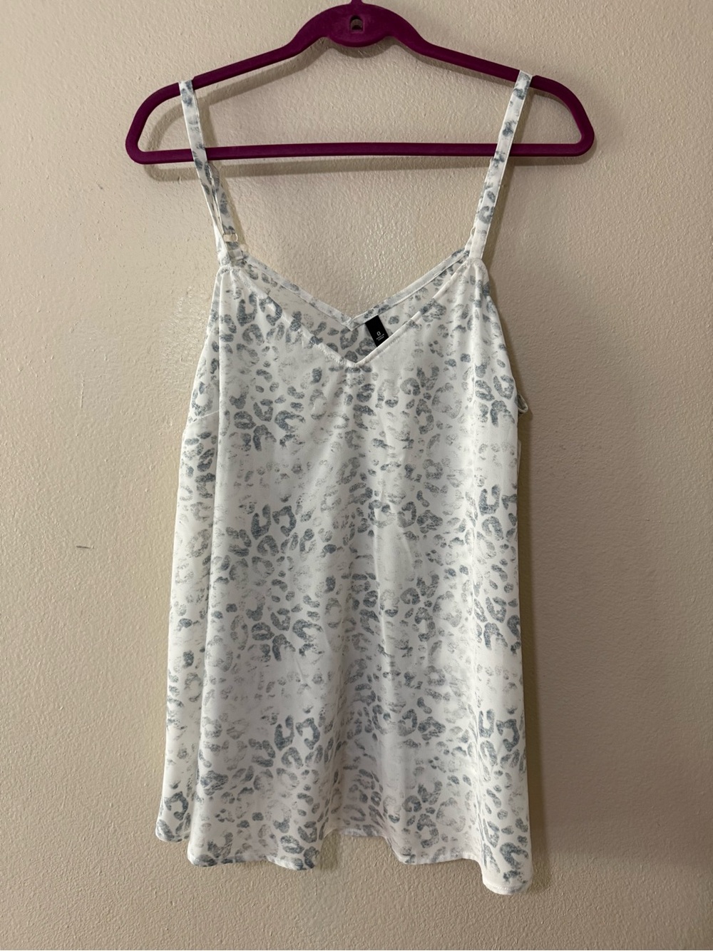 Torrid Women's White Leopard Print Cami Tank Top